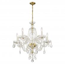 Crystorama CAN-A1306-PB-CL-MWP - Candace 5 Light Polished Brass Chandelier