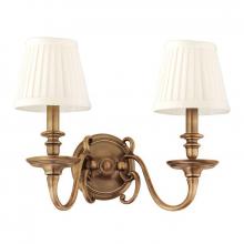 Hudson Valley 1742-AGB - 2 LIGHT WALL SCONCE